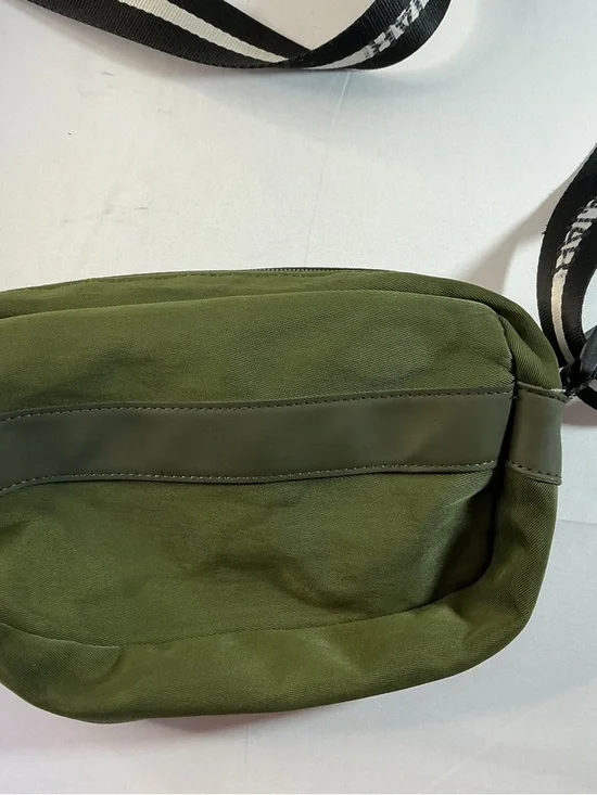 Pajar Olive Green Mini Crossbody Pouch with Rubber Logo - Picture 2 of 5